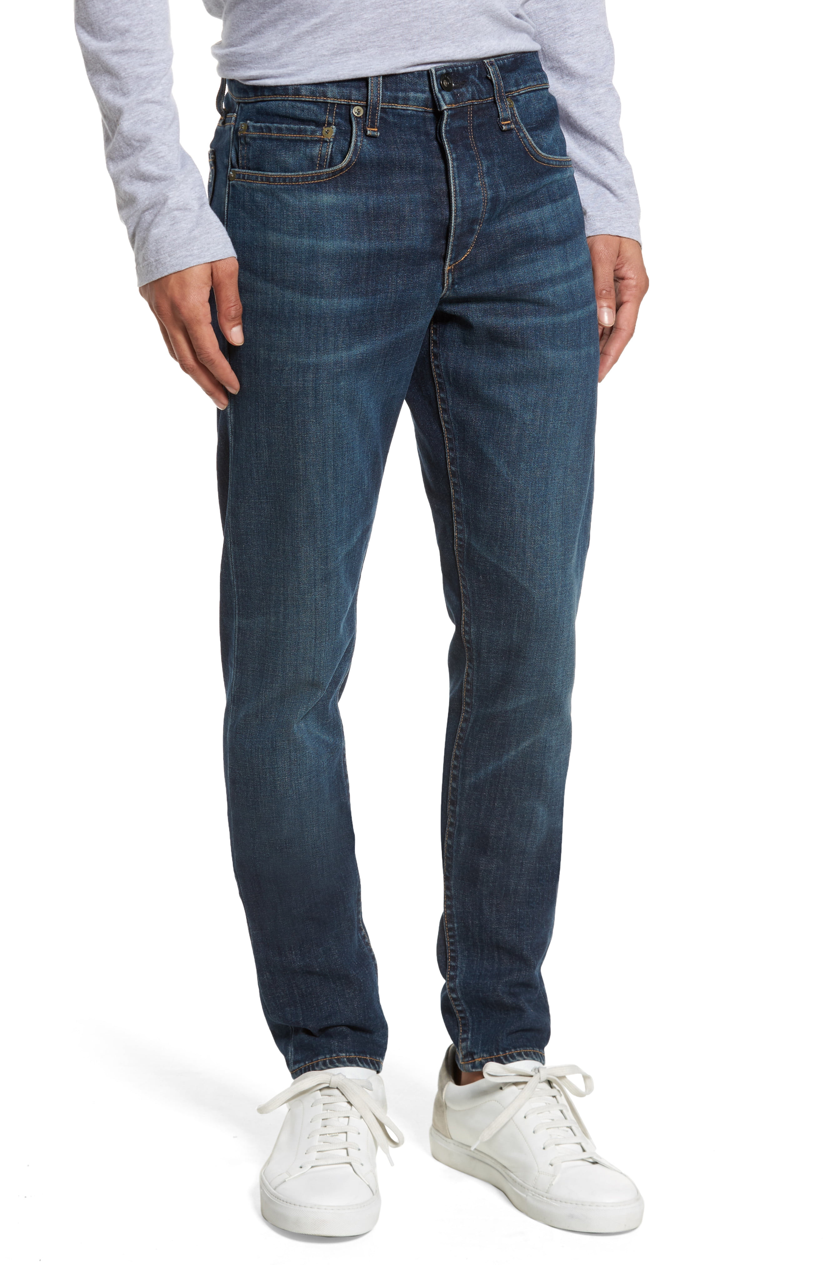 Men’s Rag & Bone Fit 1 Skinny Fit Jeans, Size 30 – Blue | The Fashionisto