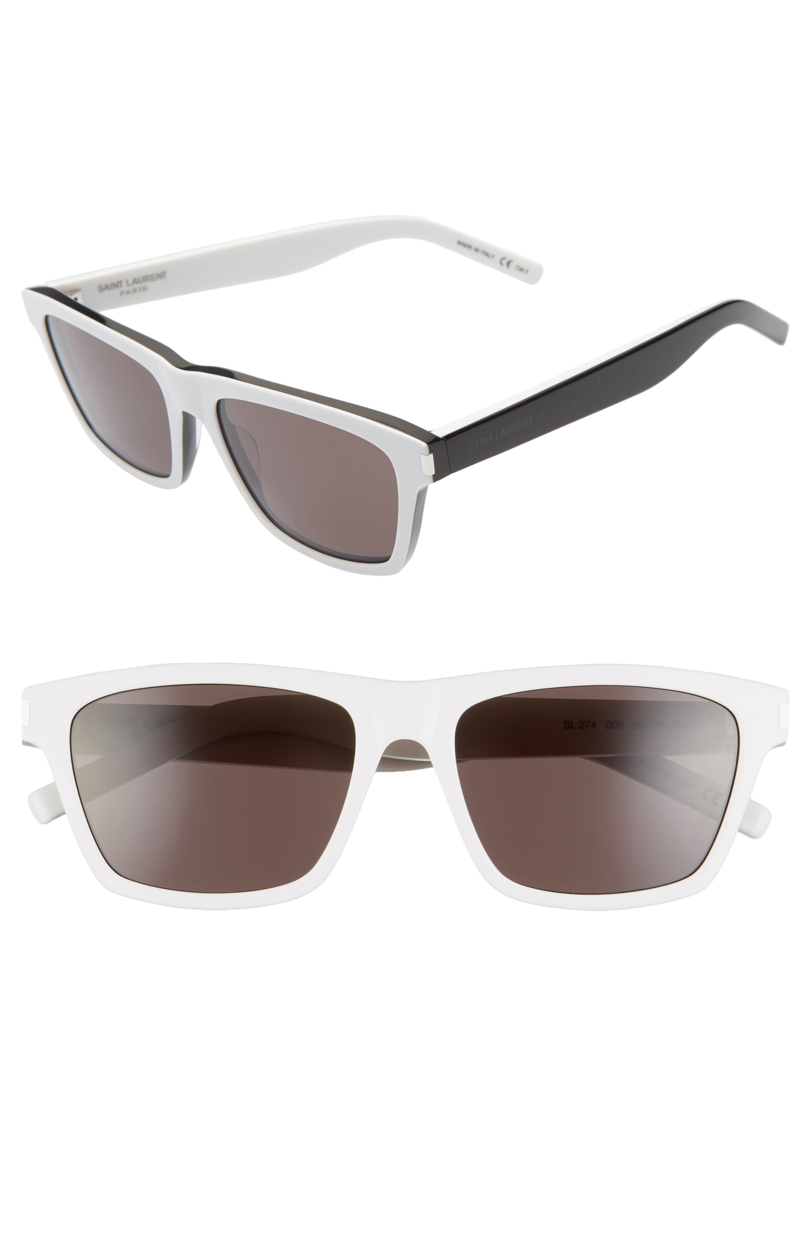 mens black and white sunglasses