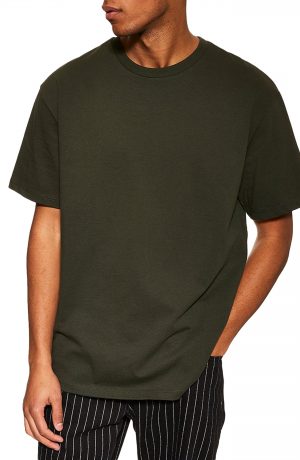 Men's Topman Oversize T-Shirt, Size Medium - Green Men's Topman Oversize T-Shirt, Size Medium - Green