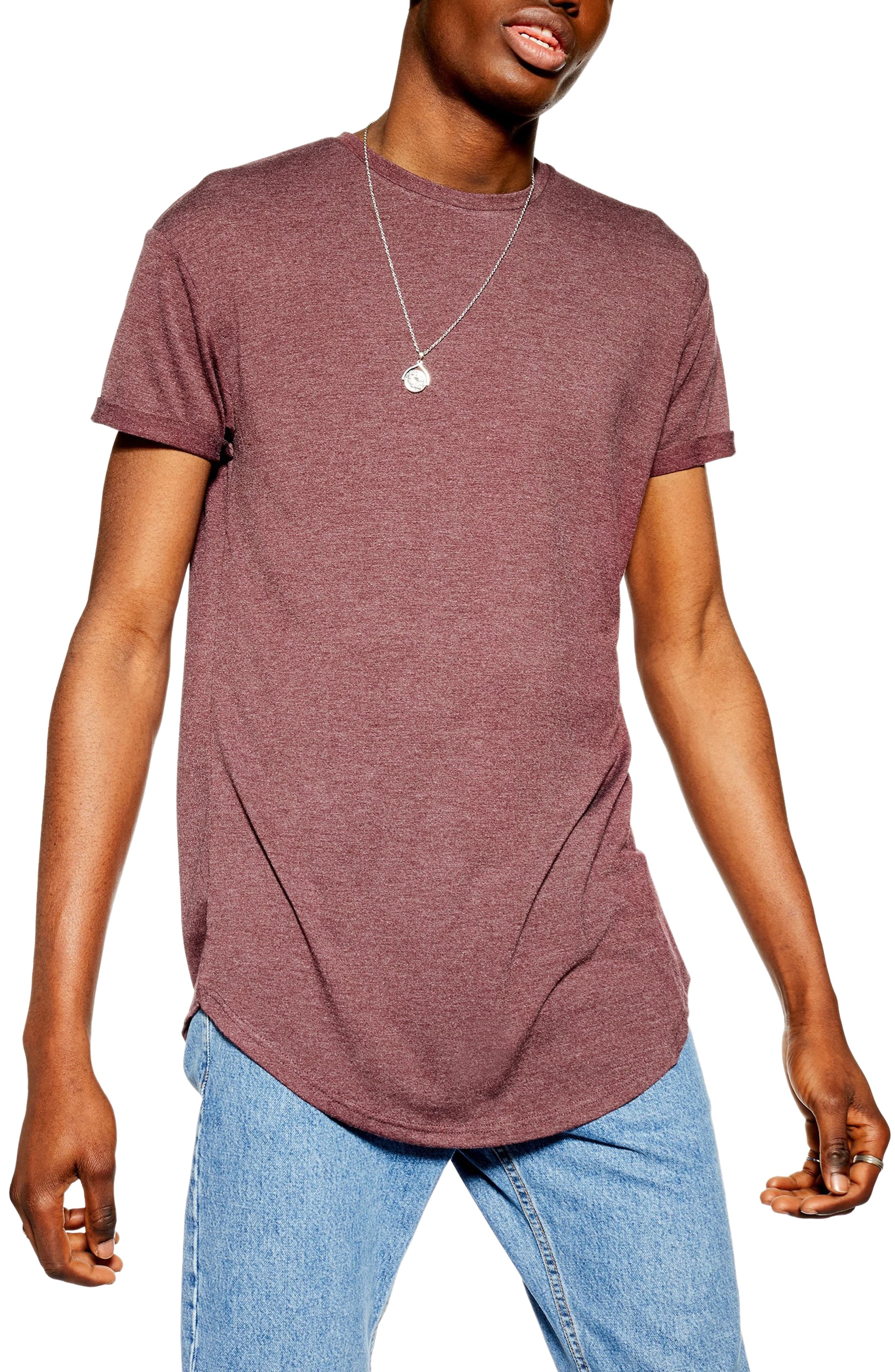 topman longline t shirt