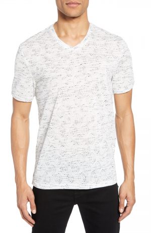 Men's Vince Camuto Slubbed Slim Fit V-Neck T-Shirt, Size X-Small - Grey Men's Vince Camuto Slubbed Slim Fit V-Neck T-Shirt, Size X-Small - Grey
