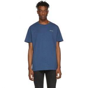 Off-White Blue Slim Logo T-Shirt Off-White Blue Slim Logo T-Shirt