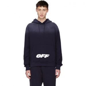 Off-White Blue Wing Off Logo Hoodie Off-White Blue Wing Off Logo Hoodie