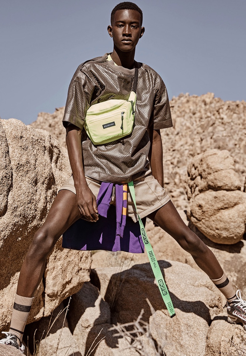 Oumar Diouf 2019 Elle Men China Editorial 004