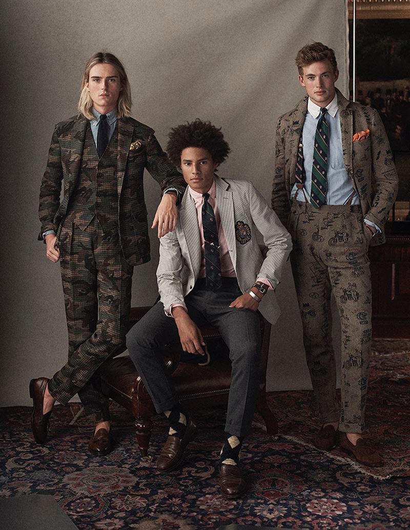 POLO Ralph Lauren enlists Luke Eisner, Johari Dramiga, and Lane McAllister to showcase its latest men's styles.