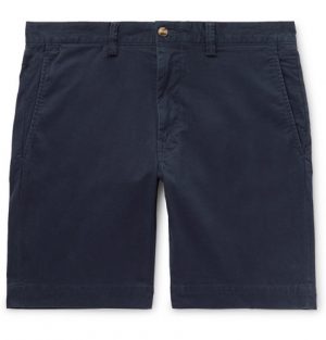 Polo Ralph Lauren - Slim-Fit Cotton-Blend Twill Chino Shorts - Men - Navy Polo Ralph Lauren - Slim-Fit Cotton-Blend Twill Chino Shorts - Men - Navy