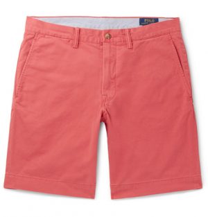 Polo Ralph Lauren - Slim-Fit Cotton-Blend Twill Chino Shorts - Men - Red Polo Ralph Lauren - Slim-Fit Cotton-Blend Twill Chino Shorts - Men - Red