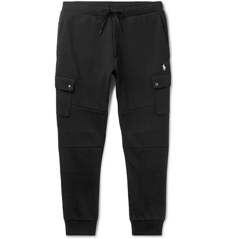 Polo Ralph Lauren – Slim-Fit Jersey Cargo Sweatpants – Men – Black ...
