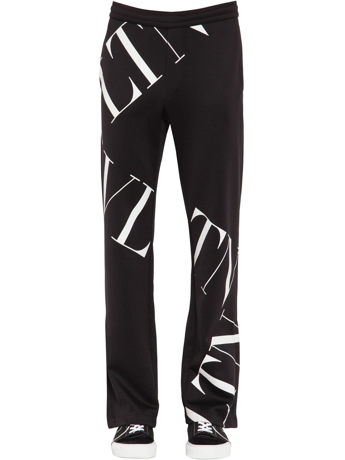 cotton blend track pants