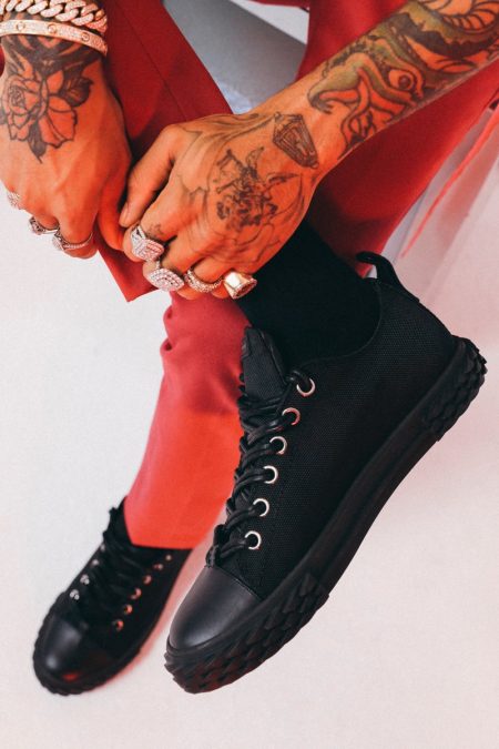 Rae Sremmurd 2019 Giuseppe Zanotti Blabber Sneaker Launch 003