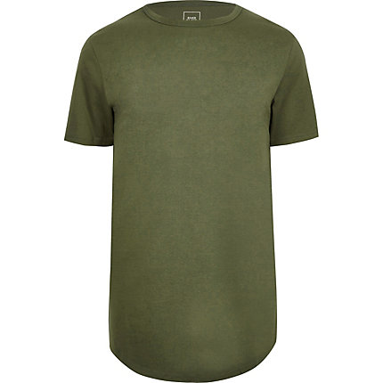 curve hem t shirt