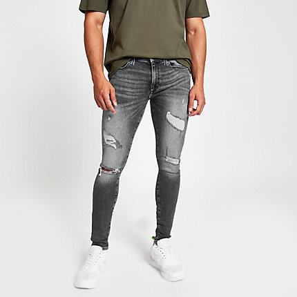 river island ripped jeans mens