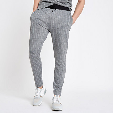 river island grey joggers