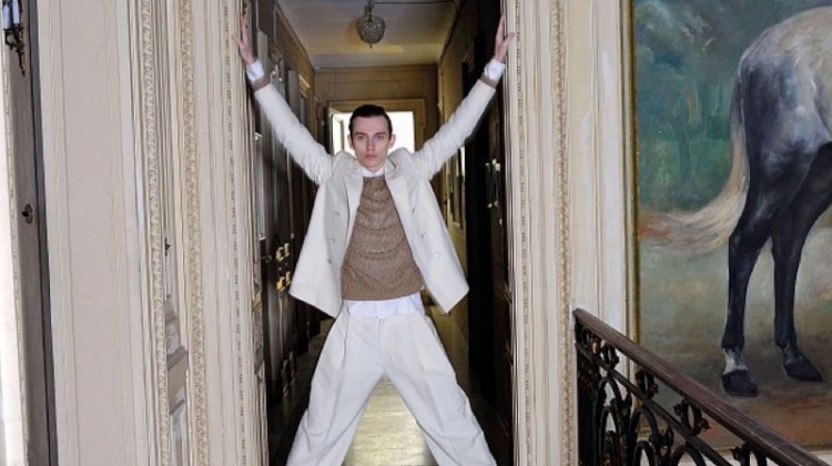 Ruben Pol Dons Elegant Menswear for Corriere della Sera Style