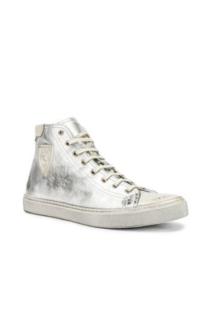 Saint Laurent Bedford Hi-Tops in Metallic. - size 44 (also in 42,42.5,43.5,45,41.5,41) Saint Laurent Bedford Hi-Tops in Metallic. - size 44 (also in 42,42.5,43.5,45,41.5,41)