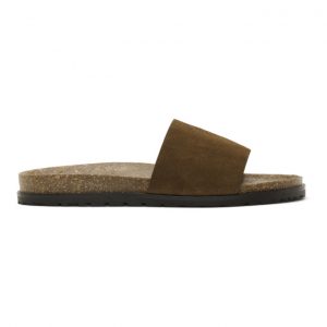 Saint Laurent Brown Suede Jimmy Sandals Saint Laurent Brown Suede Jimmy Sandals