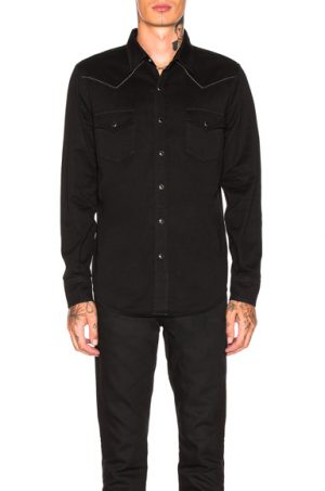 Saint Laurent Classic Western Shirt in Black. - size M (also in ) Saint Laurent Classic Western Shirt in Black. - size M (also in )