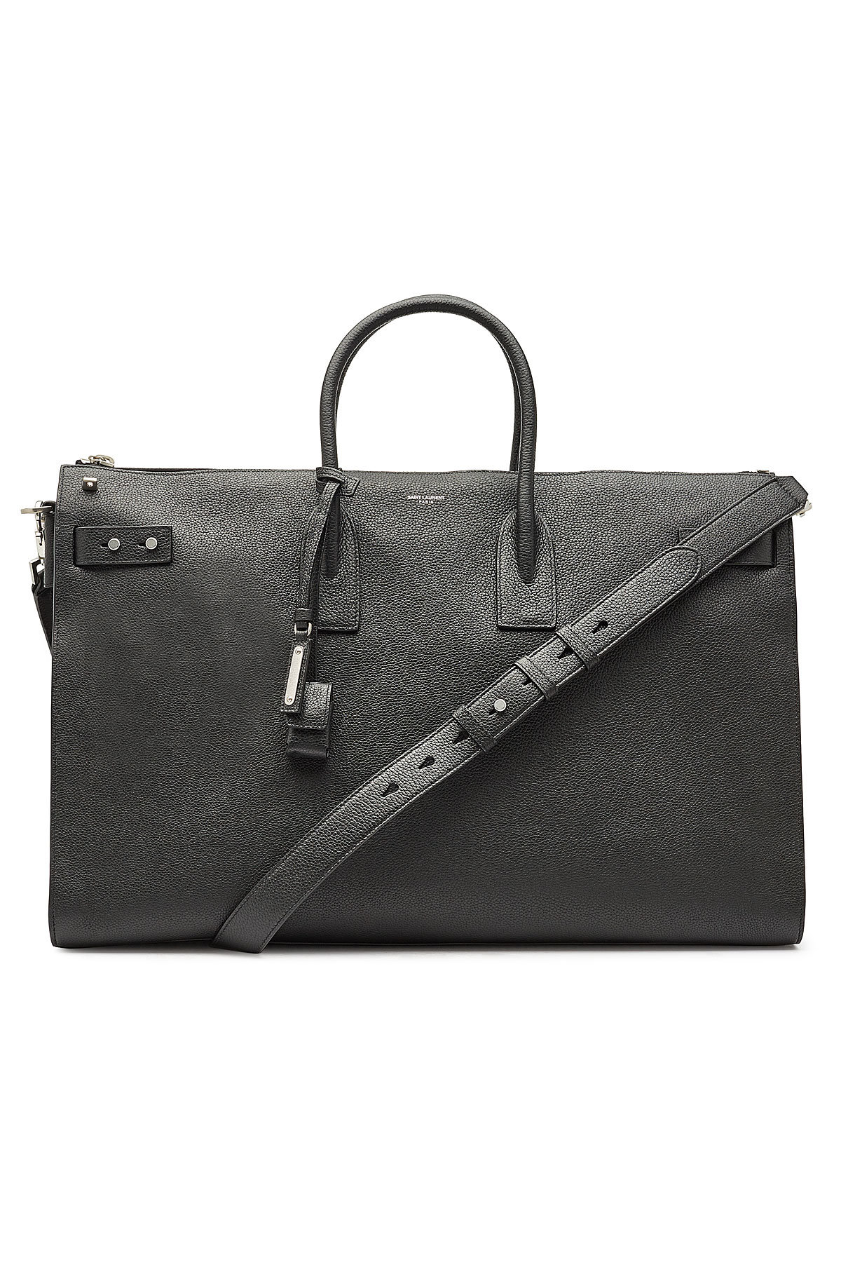 Saint Laurent Leather Briefcase | The Fashionisto