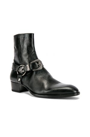 Saint Laurent Wyatt Harness Boots in Black. - size 43 (also in 42,41,44) Saint Laurent Wyatt Harness Boots in Black. - size 43 (also in 42,41,44)