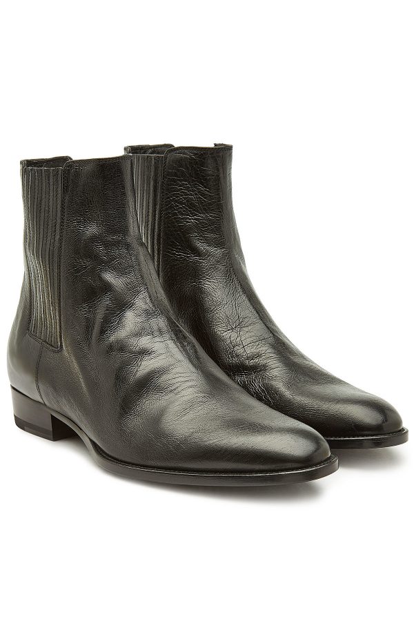 saint laurent wyatt ankle boots