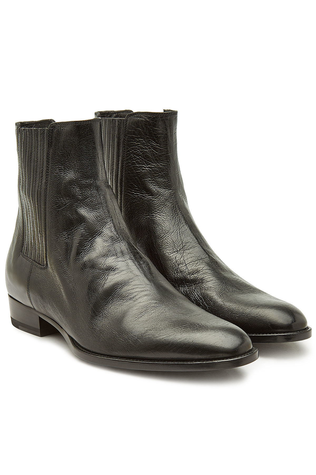 saint laurent wyatt ankle boots