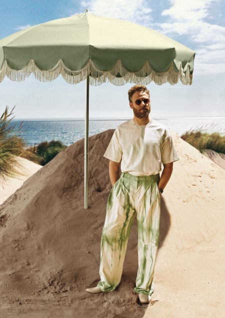 Seth Rogen Hits the Beach for GQ Cover Shoot