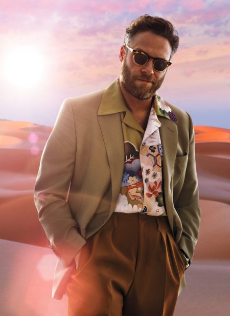 Seth Rogen Hits the Beach for GQ Cover Shoot