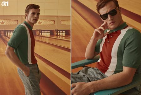 Julian Schneyder Goes Bowling in Retro-Inspired Style for Simons