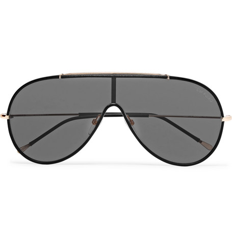 tom ford gold aviator sunglasses