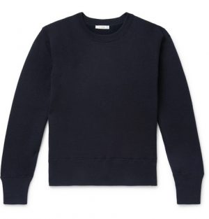 The Row - Nicolas Cotton and Cashmere-Blend Sweater - Men - Navy The Row - Nicolas Cotton and Cashmere-Blend Sweater - Men - Navy