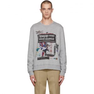 Valentino Grey Tokyo Logo Sweatshirt Valentino Grey Tokyo Logo Sweatshirt