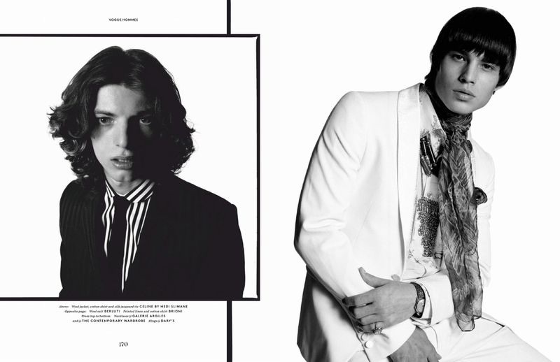 Heart of Stone: Louis Baines & Fernando Albaladejo for Vogue Hommes Paris