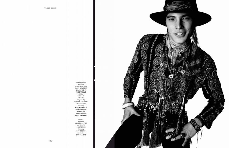 Heart of Stone: Louis Baines & Fernando Albaladejo for Vogue Hommes Paris