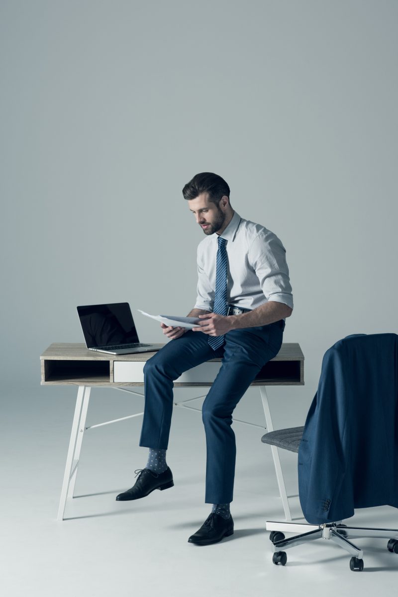 Working Man Stylish Smart Suit Style