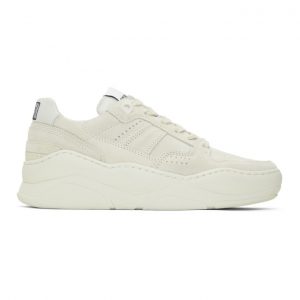 AMI Alexandre Mattiussi Off-White Suede Sneakers AMI Alexandre Mattiussi Off-White Suede Sneakers