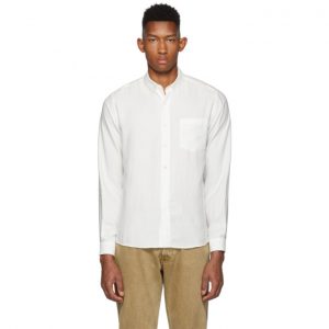 AMI Alexandre Mattiussi White Button-Down Shirt AMI Alexandre Mattiussi White Button-Down Shirt