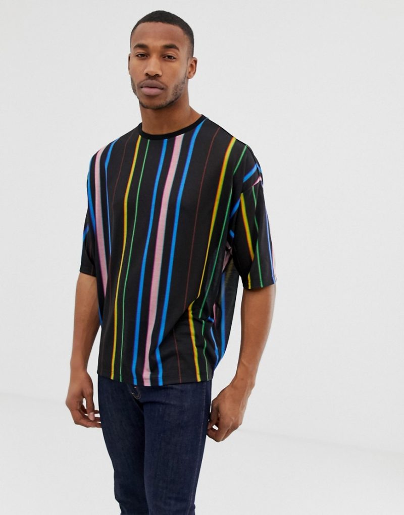 asos vertical stripe shirt
