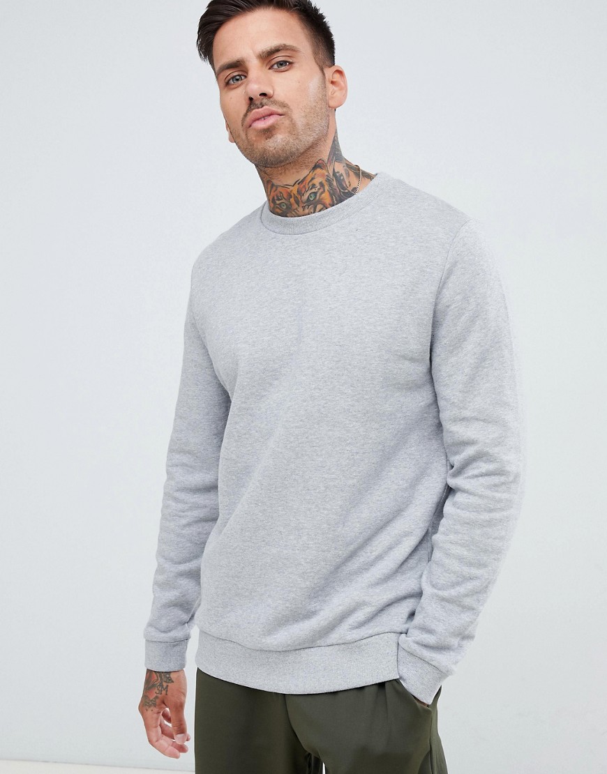 asos grey sweatshirt