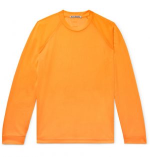 Acne Studios - Eggan Mesh T-Shirt - Men - Bright orange Acne Studios - Eggan Mesh T-Shirt - Men - Bright orange