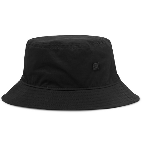 Acne Studios – Logo-Appliquéd Cotton-Twill Bucket Hat – Men – Black ...
