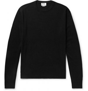 Acne Studios - Niale Wool-Blend Sweater - Men - Black Acne Studios - Niale Wool-Blend Sweater - Men - Black