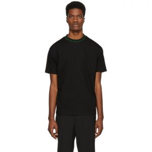 Acne Studios SSENSE Exclusive Black and Green Navid T-Shirt Acne Studios SSENSE Exclusive Black and Green Navid T-Shirt