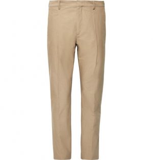 Acne Studios - Sand Boston Tapered Pleated Cotton-Poplin Suit Trousers - Men - Sand Acne Studios - Sand Boston Tapered Pleated Cotton-Poplin Suit Trousers - Men - Sand