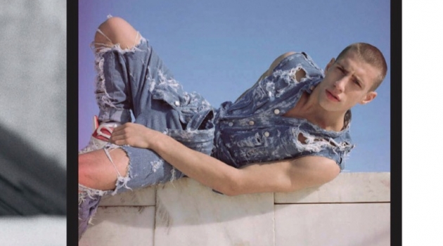 Bluer Than Blue: Augusta Alexander Rocks Denim for GQ China Bluer Than Blue: Augusta Alexander Rocks Denim for GQ China