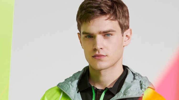 Next Level Neon: Bo Develius Dons Bold Looks for YOOX