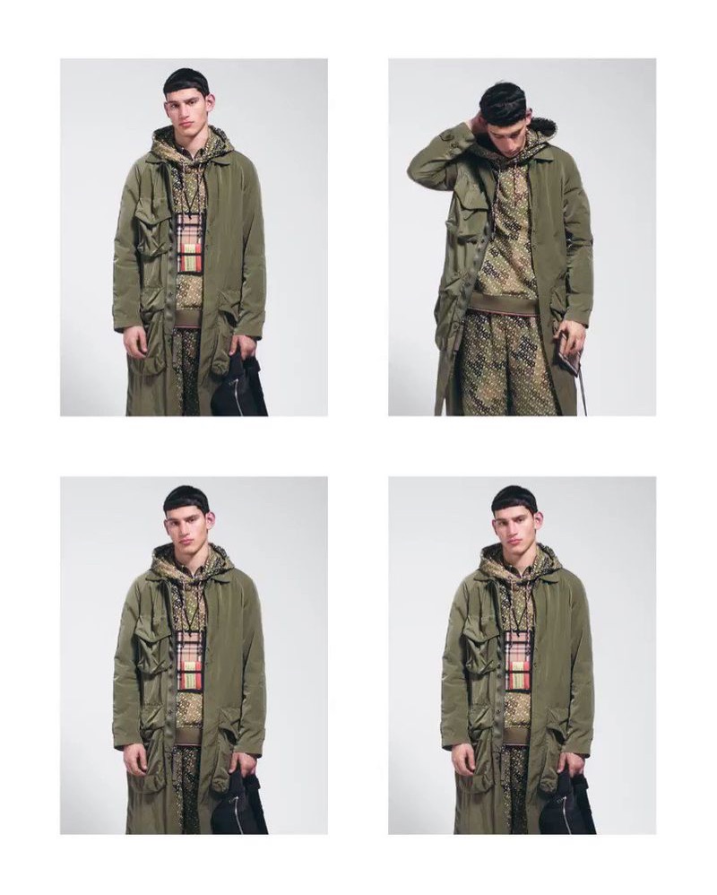 Front and center, Alexis Chaparro appears in Burberry's pre-fall 2019 men's campaign. » Burberry Serves Up Minimal Pre-Fall '19 Campaign with Must-Have Looks Front and center, Alexis Chaparro appears in Burberry's pre-fall 2019 men's campaign.