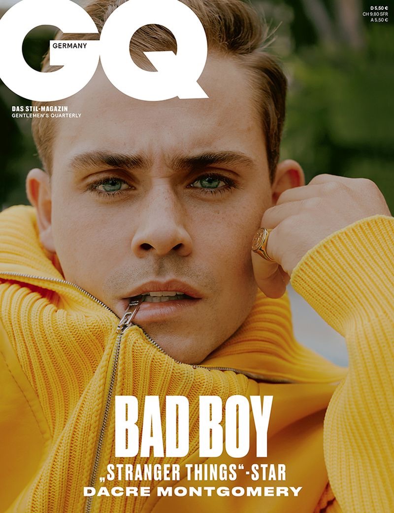 Dacre Montgomery covers the July 2019 issue of GQ Germany.