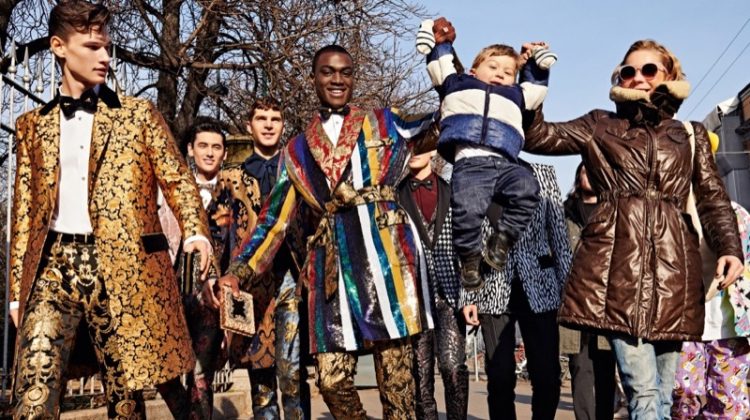 Dolce & Gabbana Shares Dandy Style with Milan for Fall '19 Campaign