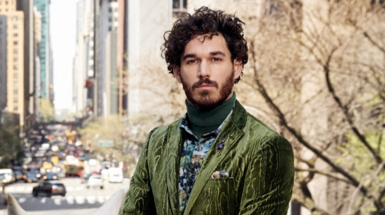 David Alexander Flinn stars in Etro's fall-winter 2019 men's campaign.