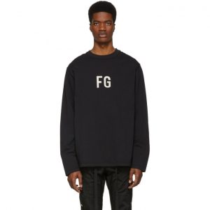 Fear of God Black FG Long Sleeve T-Shirt Fear of God Black FG Long Sleeve T-Shirt
